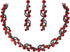 EVER FAITH Women's Austrian Crystal Elegant Wedding Flower Wave Necklace Earrings Bracelet Set...