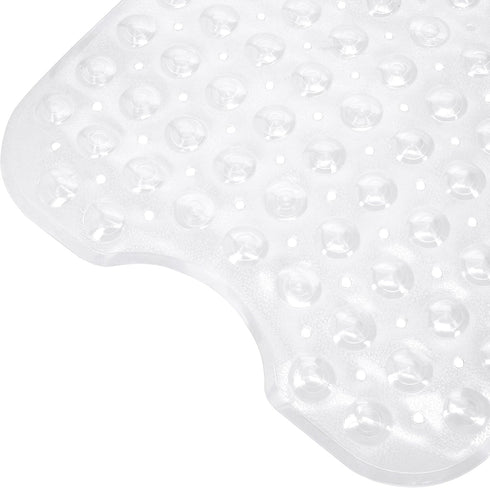 Ginsey Home + Solutions Clear Mega Tub Non-Slip with Suction Cups, Air Cushioned Bubble Surface, 16 in X 39.5 in Bath mat...