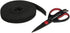 Reusable Hook & Loop Strong Grip Fastener Roll 3/4" x 16' (3/4" Wide, 16 Feet Long) - Black...