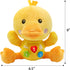HAPTIME Baby Toys for 0-6-12 Months, Newborn Boy Soft Plush Stuffed Animal, Infant Music Tumny Time Duck Toy, 1st Birthday Baby Boy Girls Gifts fo...