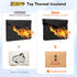 5200? Fireproof Document Bag,Waterproof Fireproof Bag with Heat Insulated,Fireproof Money Bag With Zipper Closure for Cash, Important Documents an...