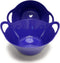 Mintra Home Plastic Bowls with Handles (4.5L Large 2pk, Strong Purple)...