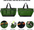 Gardening Tote Bag, Deluxe Garden Tool Storage Bag and Home Organizer with Pockets, Wear-resistant & Reusable, 14 Inch, Dark Green...