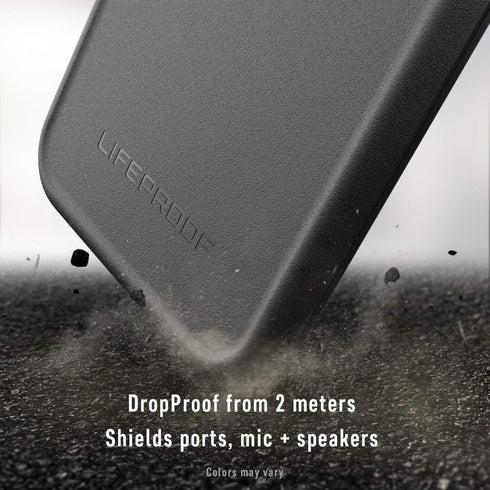 LifeProof iPhone 12 Pro FR? Series Case - BLACK, waterproof IP68, built-in screen protector, port cover protection, snaps to MagSafe...