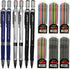 JYsun 6pcs 2mm Mechanical Pencils with 4 Cases Color Lead Refills and 2 Cases Black Refills for Art Sketching Carpenter Draft Drawing Writing Craf...