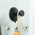 SAYAYO Suction Cup Hooks for Shower, Matte Black Suction Towel Hook for Glass Window, SUS 304 Stainless Steel Bathroom Hooks for Glass Door, Mirro...