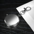 Minimalist Ultra Thin Open Face Quartz Pocket Watch with Key Buckle Unisex Portable Unisex Pocket Watch...
