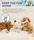 Outward Hound Squeakin' Racoon Hide A Puzzle Plush Replacement Dog Toys - 3 Pack...