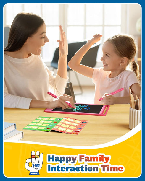 TEKFUN Kids Toys for 3+ Years Old Boys Girls Toddler, 8.5inch LCD Writing Tablet Erasable Drawing Tablet Writing Pads, Kids Travel Learning Toys B...
