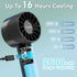 Small Handheld Fan, Super Powerful Hand Fan with 4 Speeds 16 Hours USB C Rechargeable Battery Operated Portable Fan, Lightweight Mini Turbo Fan fo...