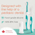 Cherish Baby Care Award-Winning Baby Toothbrush Set (3-24 months) - Baby Finger Toothbrush, Training Toothbrush & Toddler Toothbrush - BPA-Free In...