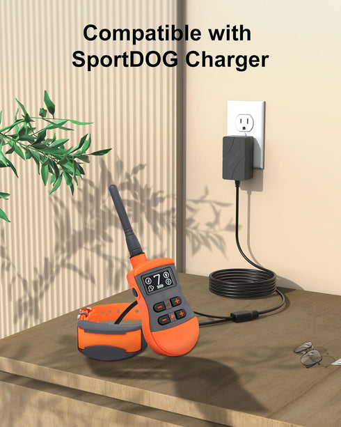 VHBW Replacement for SportDOG Charging Adaptor Only Compatible with SD-575E & SD-875E Remote Trainer...