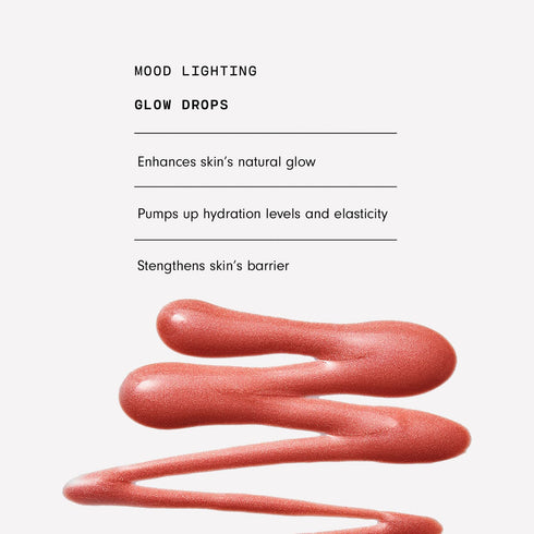 Versed Mood Lighting Glow Drops, Rose - Liquid Blush & Liquid Highlighter Drops with Illuminating Light-Reflecting Pigments for Glowing Skin - Veg...