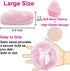 Large Fluffy Powder Puff, Body Cosmetic Powder Puff, Soft Face Body Powder Puff for Baby& Kid& Adult (4 Inch, Pink)...