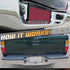 HERCOO License Plate Lights Lamp Lens Black Housing Compatible with 1995 1996 1997 1998 1999 2000 2001 2002 2003 2004 Tacoma Pickup Truck Rear Ste...