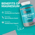 Qunol Magnesium Gummies for Adults, 200mg Magnesium Citrate Gummies, High Absorption Magnesium Supplement, Supports Nerve Health, Bone Health, Mus...