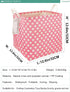 FANKANG Square Nursery Hamper Storage Bins Canvas Laundry Basket Foldable with Waterproof PE Coating Storage Baskets Gift Baskets for Children, Of...