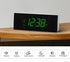 iTOMA Bedside Alarm Clock Radio with Bluetooth Speaker, Dimmable Jade Green LED Display, FM Radio with Sleep Timer, Dual Alarm with ON/OFF Push-bu...