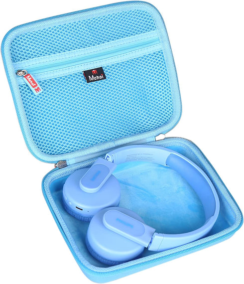 Mchoi Shockproof Carrying Case Suitable for Philips K4206 Kids Wireless On-Ear Headphones, Blue, Case Only...