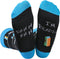 P Women's Funny Crazy Book Lovers Gifts Readers Nerd Reading Students Socks, Reading Gifts for Women Men Boy Girl, Medium...