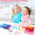 Acerich 4022 Pcs Pony Beads for Friendship Bracelet Making Kit, 96 Colors 5 Boxes Friendship Bracelet Beads 6x9mm Rainbow Kandi Beads with 1000 Pc...