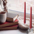 14 Pack Dark Red Taper Candles 12 Inch Tall 3/4 Inch Thick Burn 10 Hours (Burgundy)...