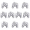 10 Pairs Archival Photo Gloves, White Work Gloves for Handling Art Working Photography Womens Cloth Gloves Liners Bulk for Handling Jewelry, Film,...