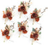 Ling's Moment Boutonniere for Men, 6pcs Groom Groomsmen Boutonniere, Artificial Flowers for Wedding Decor/Prom/Homecoming, etc.Terracotta Orange...