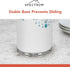 Spectrum Euro Paper Towel Holder Chrome – Freestanding Countertop Dispenser for Kitchen, Easy Tear Access, Sleek Modern Design, Fits Standard Roll...