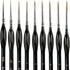 9PCS Miniature Paint Brushes - Detail Paint Brush Set, Small Paint Brush, Thin Paint Brushes, Paint Brushes for Kids, Model Paint Brushes, Artist ...