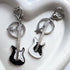 Meefisher Aesthetic Punk Music Guitar Keychain, Cute Star Key Chain Key Rings For Women Music Lovers, Kawaii Gifts...