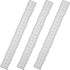 3 Pieces 8.4 Inches Irregular Edges Ruler Deckle Edges Ruler Measuring Embossing Cutting Dies Paper Tearing Ruler for Card Making Scrapbooking Cra...