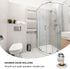 uxcell Shower Door Roller Runner Wheel 25mm Diameter Replacement Part Bathroom Glass Shower Sliding Door Runner Roller, (1 Set 4pcs)...