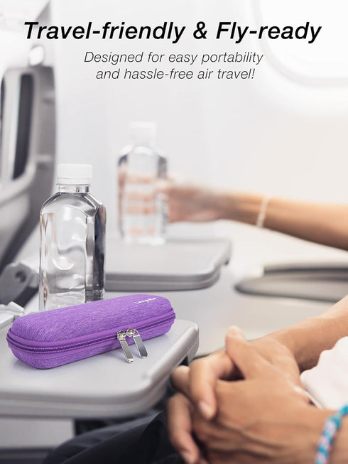 Insulin Cooler Travel Case - Upgraded EVA Diabetes Travel Case with 2 TSA Approved Ice Packs, Waterproof Medicine Travel Case for Insulin Pen and ...