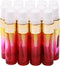 14Pcs 10ml (1/3 oz) Yellow Rose Gradient Color Spray Bottles Glass Vials Tube Perfume Atomizer Refillable Makeup Travel Fine Mist Sprayer Bottle C...