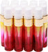 14Pcs 10ml (1/3 oz) Yellow Rose Gradient Color Spray Bottles Glass Vials Tube Perfume Atomizer Refillable Makeup Travel Fine Mist Sprayer Bottle C...