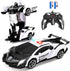 Transform Rc Cars for Boys 4-7 8-12, 2.4Ghz 1:18 Scale Remote Control Car Transforming Robot, One-Button Deformation 360° Rotation and Drift Car T...