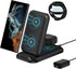 for Samsung Wireless Charger, 3 in 1 Charging Station for Galaxy S23 S22 S21 S20 Ultra FE/Note 20 10/Z Flip Fold Series,Watch 5 Pro/5/4/3/Active 2...
