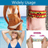 TOBENY SHIWE 24PCS Waist Bead Chains for Women Colorful Summer Body Chains Belly Beads Bikini Jewelry Chains Bead Waist Chains Set...