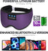 TOPOINT Bluetooth Sleep Eye Mask Wireless Headphones, Sleeping Eye Cover Travel Music Headsets with Microphone Handsfree, Sleep Headphones for Sid...