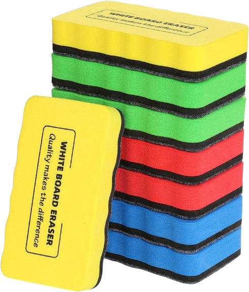Lystaii 8 Pack Magnetic Whiteboard Eraser Dry Eraser Board Erasers for White Board Home and Office Classroom Supplies...