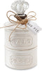Mud Pie Door Knob Salt Cellar Set, White...