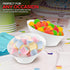 6oz White Plastic Serving Bowls (8 Pack) Small Disposable Snack Bowl Candy Dishes, Buffet Containers for Chips, Popcorn, Snacks, Mints, Salad Bar,...