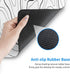 White Mouse Pad Extended Gaming Mouse Pad for Desk 31.5 x 11.8 Inch Black and White Mousepad Topographic Mouse Pad with Anti-Slip Rubber Base for ...