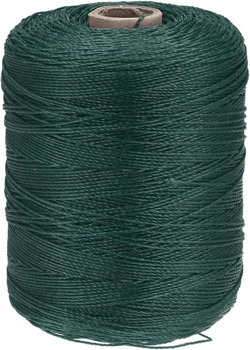 MECCANIXITY Twisted Mason Line Nylon Twine String Cord Dark Green 600M/656 Yard 1MM Dia for Netting, Landscaping, Home Improvement, DIY Projects, ...
