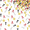 150pcs Construction Confetti, Tools Table Confetti, Black Glitter Wrench Gear hammer Table Scatter for Boy Men, Repair Tools Themed Birthday Party...