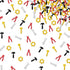 150pcs Construction Confetti, Tools Table Confetti, Black Glitter Wrench Gear hammer Table Scatter for Boy Men, Repair Tools Themed Birthday Party...