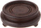 Bard's Dark Wood Decorative Base, 1.125" H x 2.875" W x 2.875" D (2.25" Display Diameter)...