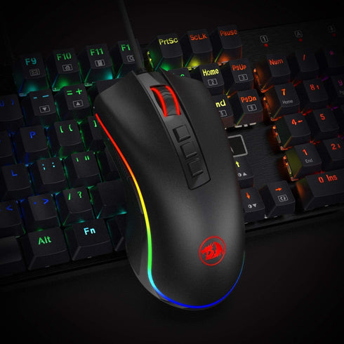 Redragon M711 Cobra RGB Optical Gaming Mouse Black...