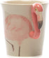 Sea Island Flamingo Bird 8 Ounce Ceramic Stoneware Hand-Painted Wild Animal 3-Dimensional Coffee Mug...